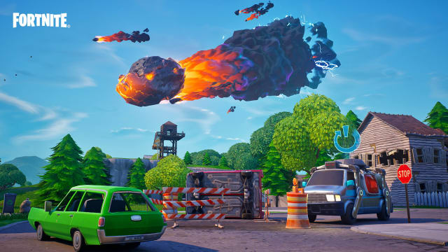 Fortnite 27.11 Season X meteor